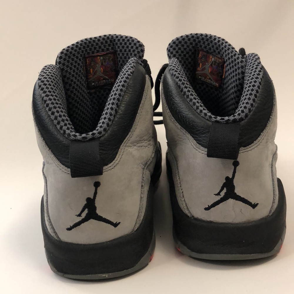 Air Jordan 9.5 Retro 10 Cool Grey Infrared Black Excellent Condition - Picture 4 of 7